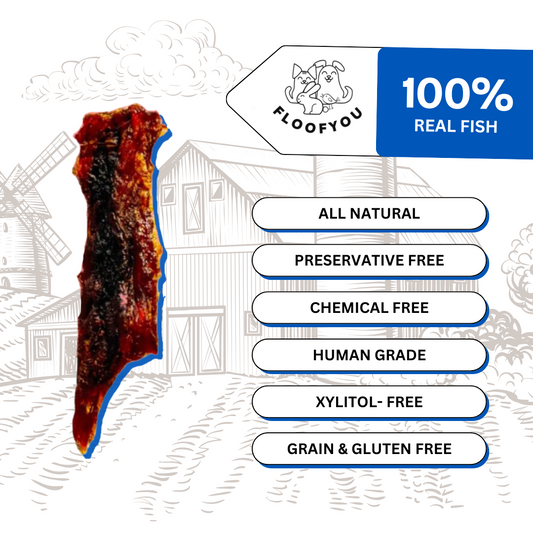 Chewy Tuna Tenders Fish Soft Jerky Dehydrated Natural Healthy Cat Treat & Chew