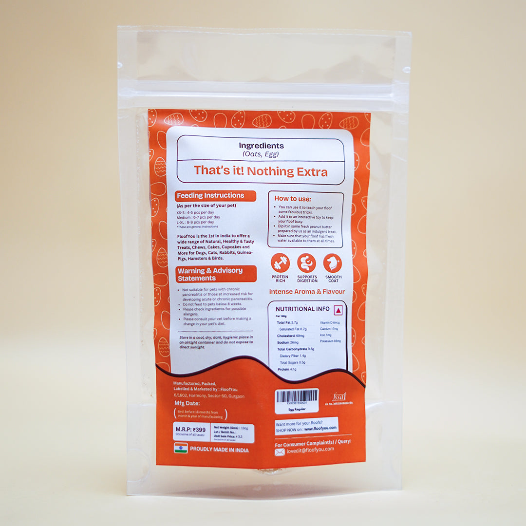 Egg Natural Healthy Hamster & Bird Treat, Cookies, Biscuits & Snacks