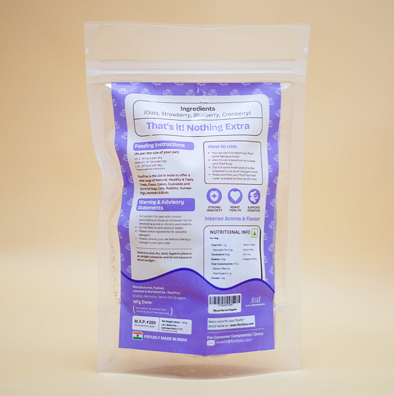 Mixed Berries Pure Veg Natural Healthy Dog Treat, Cookies, Biscuits & Snacks