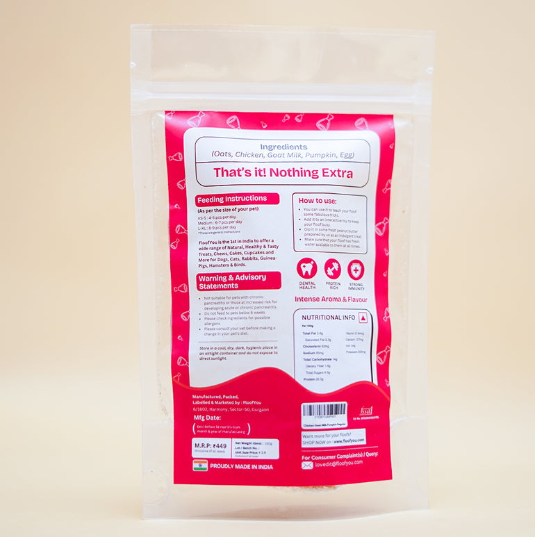 Chicken Goat Milk Natural Healthy Dog Treat, Cookies, Biscuits & Snacks