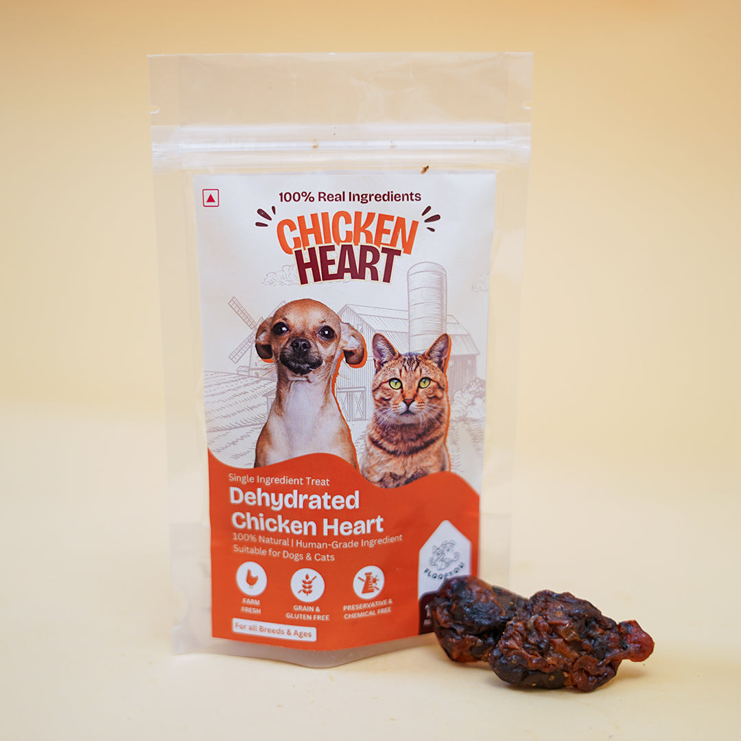 Chicken Heart Jerky Dehydrated Natural Healthy Cat Treat