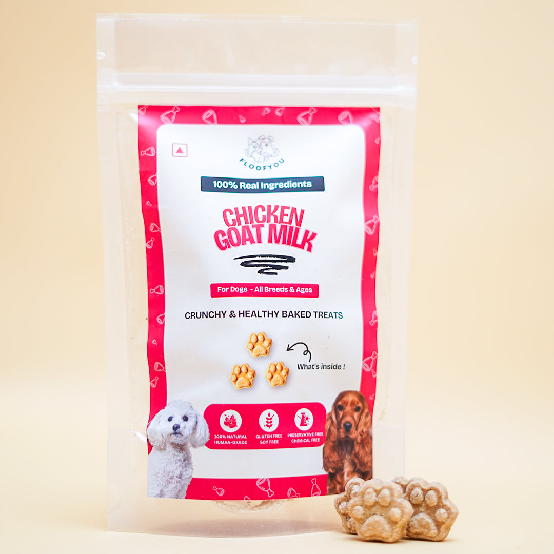 Chicken Goat Milk Natural Healthy Dog Treat, Cookies, Biscuits & Snacks