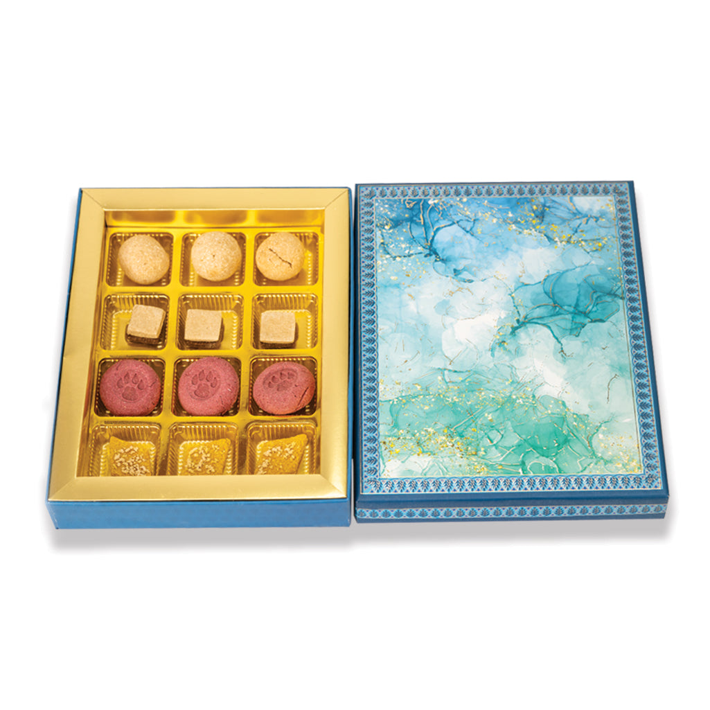 Desi Mithai Box & Desi Namkeen Box Treats, Snacks & Cookies for Dogs PURE VEG