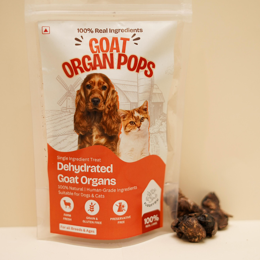 Goat Organ Pops Jerky Dehydrated Natural Healthy Cat Treat & Snack