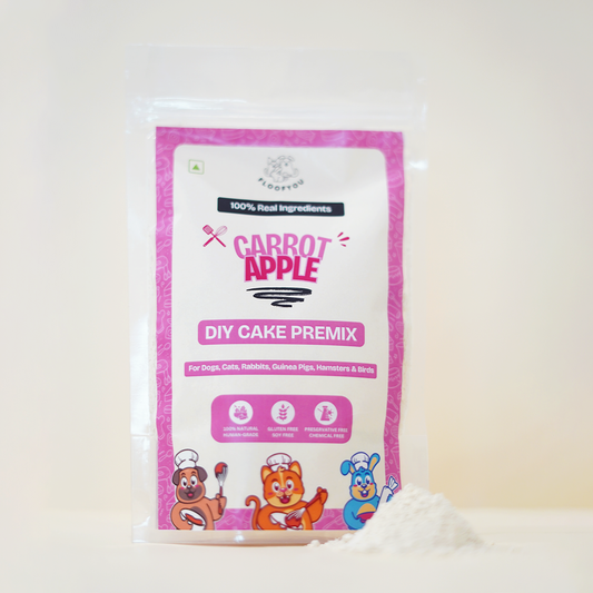Carrot Apple DIY Cake Mix Natural Healthy Cat Treat