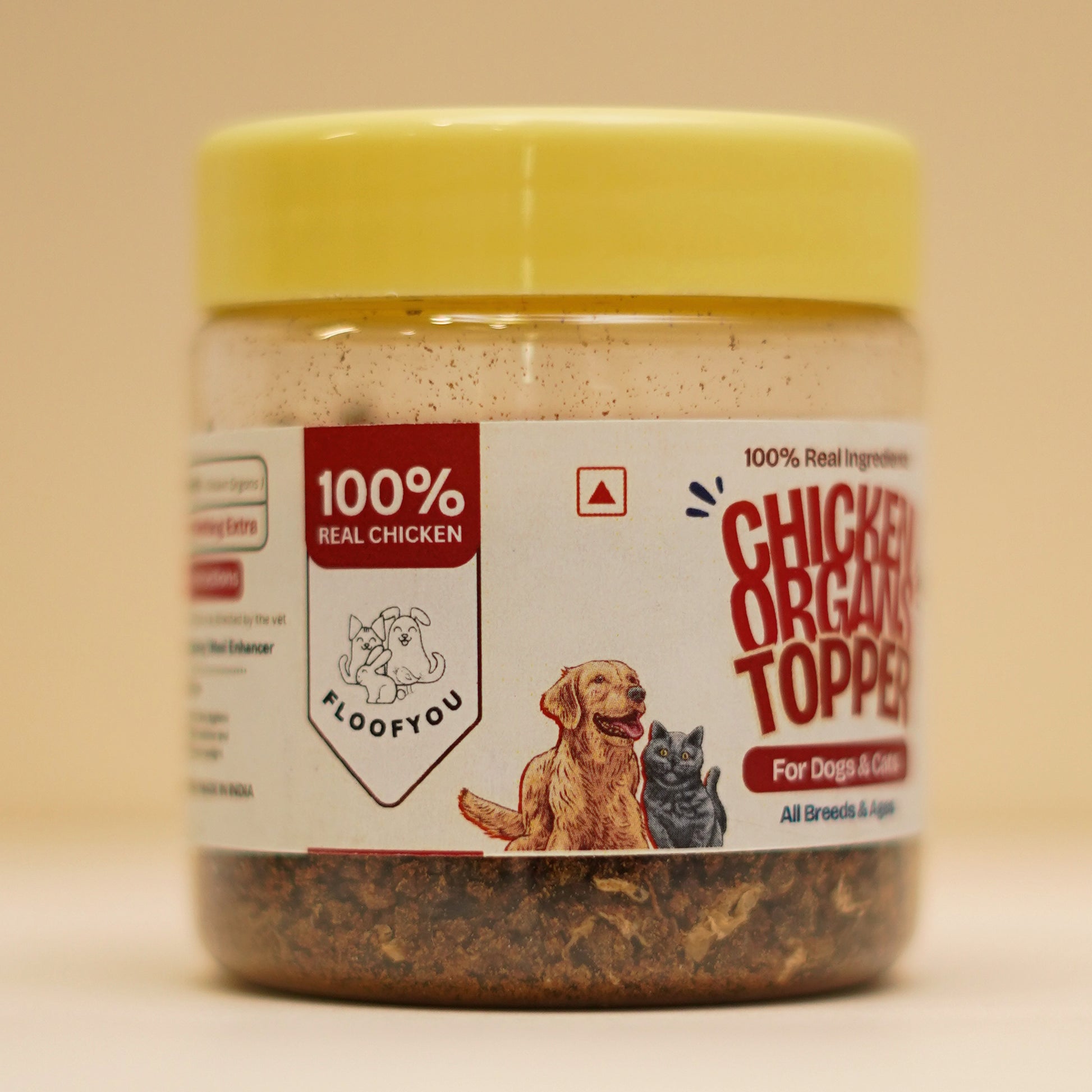 Chicken Organs Food Topper Meal Seasoning Natural Healthy for Cats