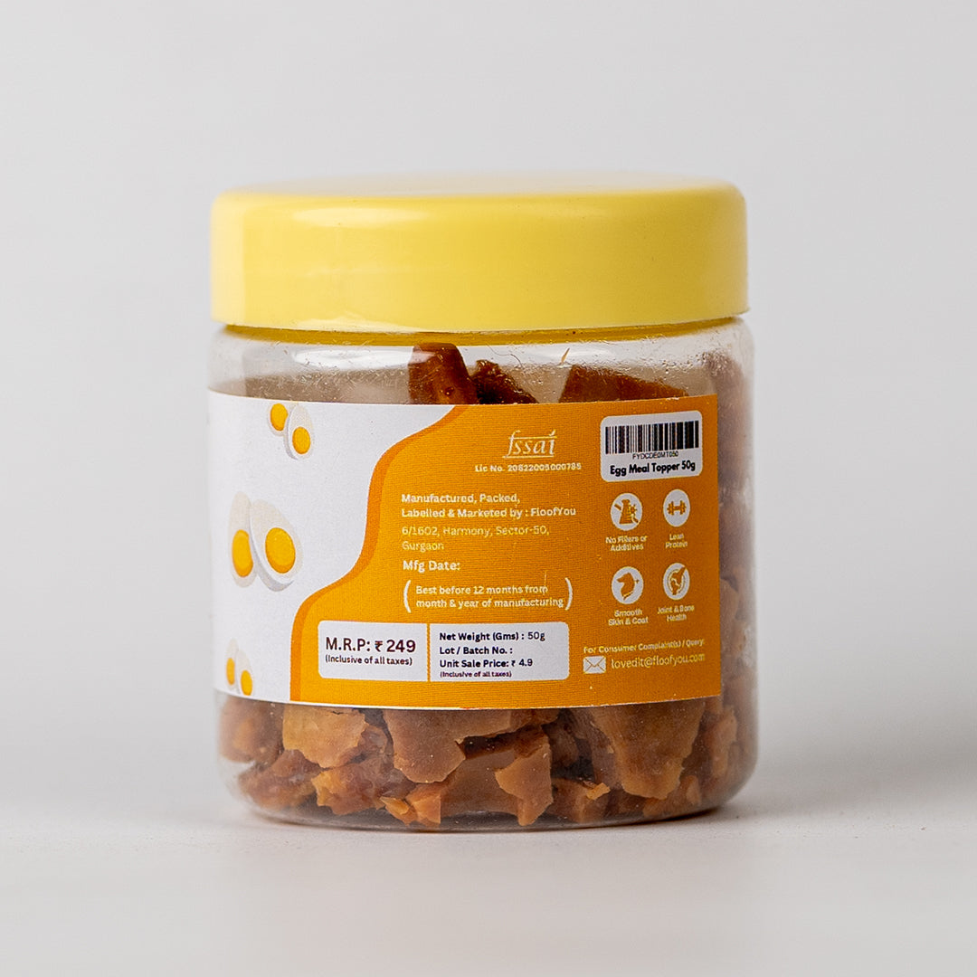 Egg Food Topper Meal Seasoning Natural Healthy for Dogs