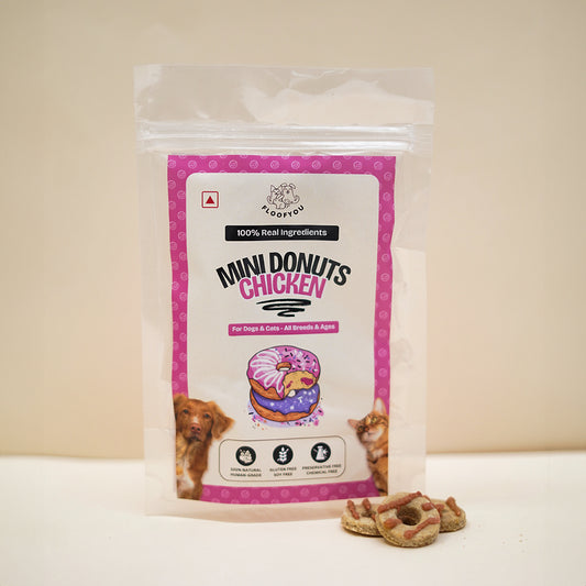 Mini Frosted Donuts Chicken Natural Healthy Dog Treat