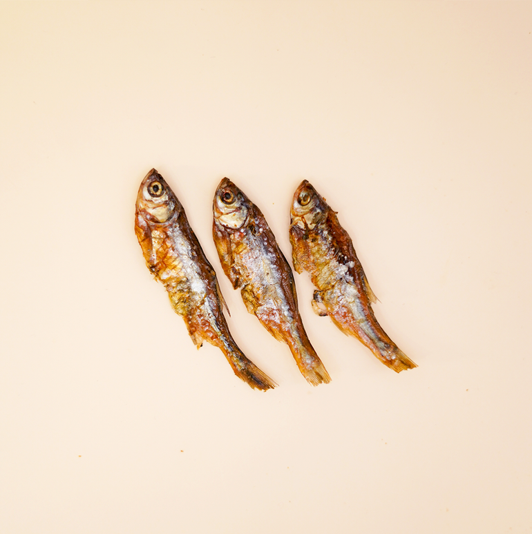 Mourola Fish Whole Jerky Dehydrated Natural Healthy Cat Treat