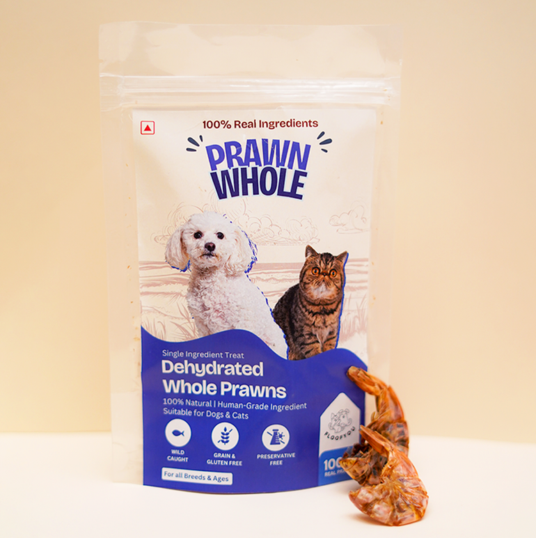 Prawns Whole Jerky Dehydrated Natural Healthy Cat Treat