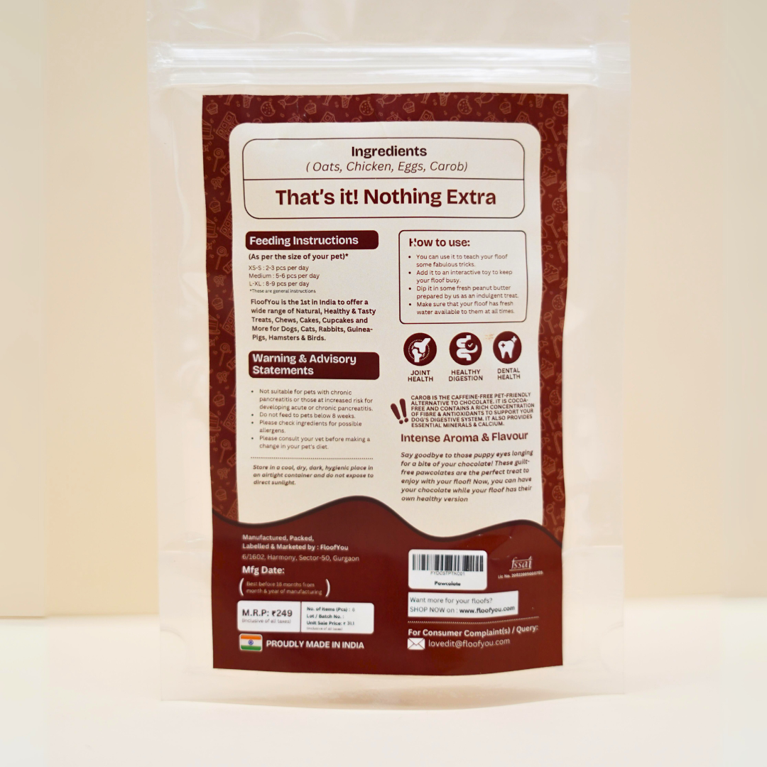Pawcolate Mini Bars - Chocolate for Dogs