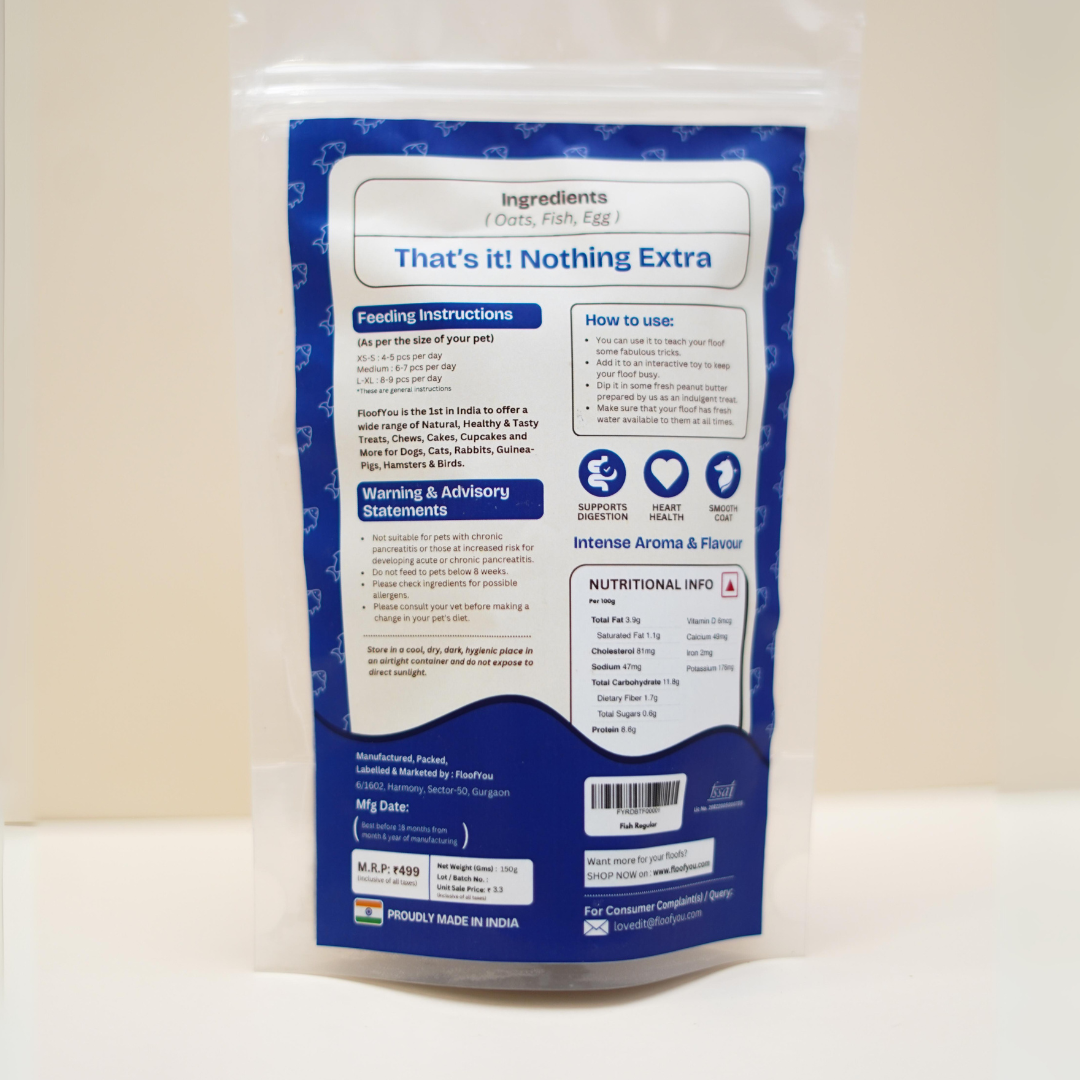 Fish Bite-sized Natural Healthy Dog Treat, Cookies, Biscuits & Snacks