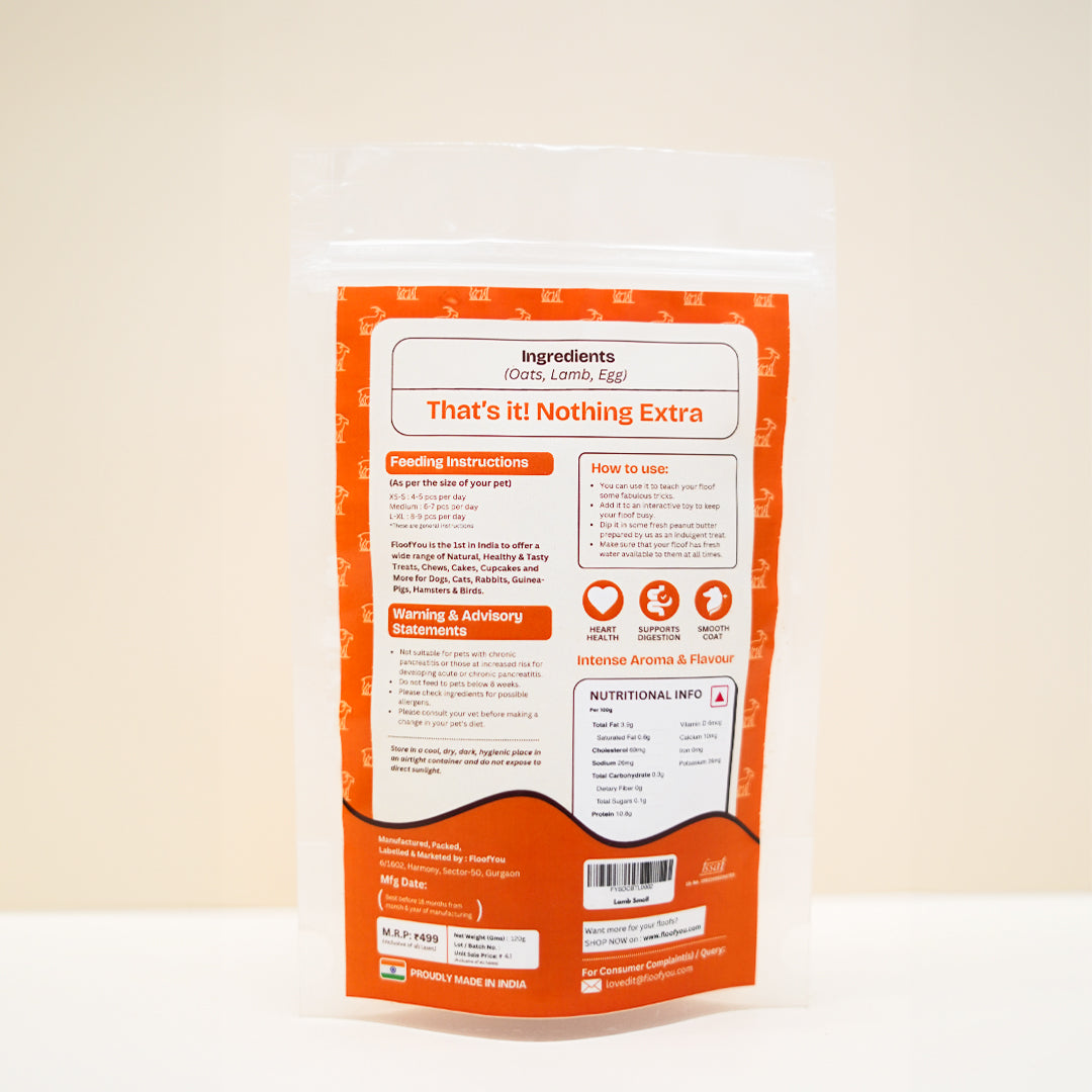 Lamb Mutton Goat Small Natural Healthy Dog Treat, Cookies, Biscuits & Snacks for Training
