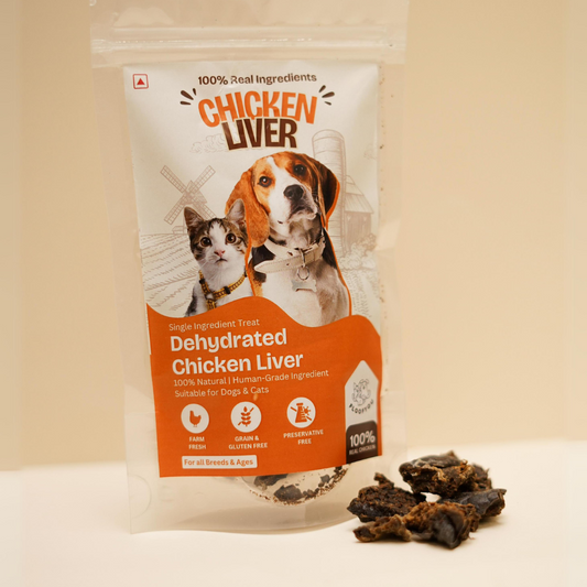 Dehydrated Chicken Liver Mini Bites for Training Natural Healthy Dog & Cat Treat